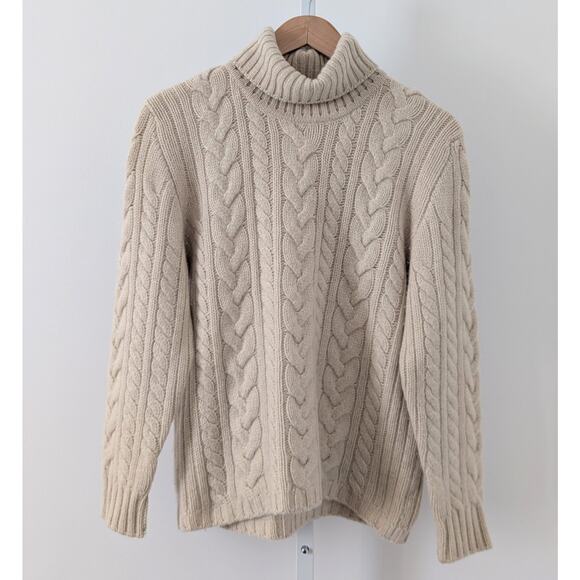 Johnstons of Elgin Luxury Scottish Cashmere Turtleneck - Picture 1 of 7